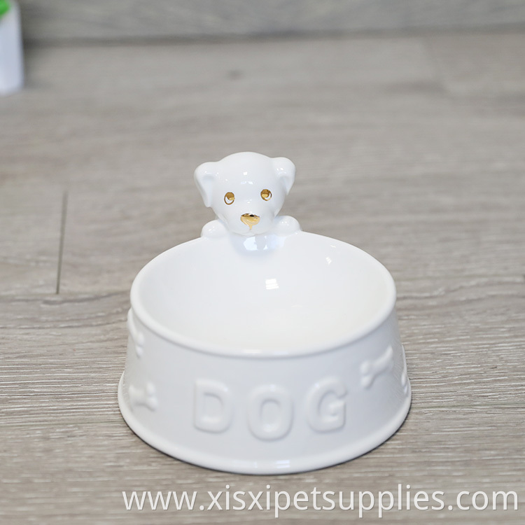 Newest Ceramic Pet Bowl for Eating and Drinking Safety Non-toxic Dog Bowl